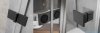 Radaway Essenza 8 Black Dwj drzwi wnękowe 80cm prawe czarny mat/szkło przejrzyste 10480512-01-01R/10460237-54-01R